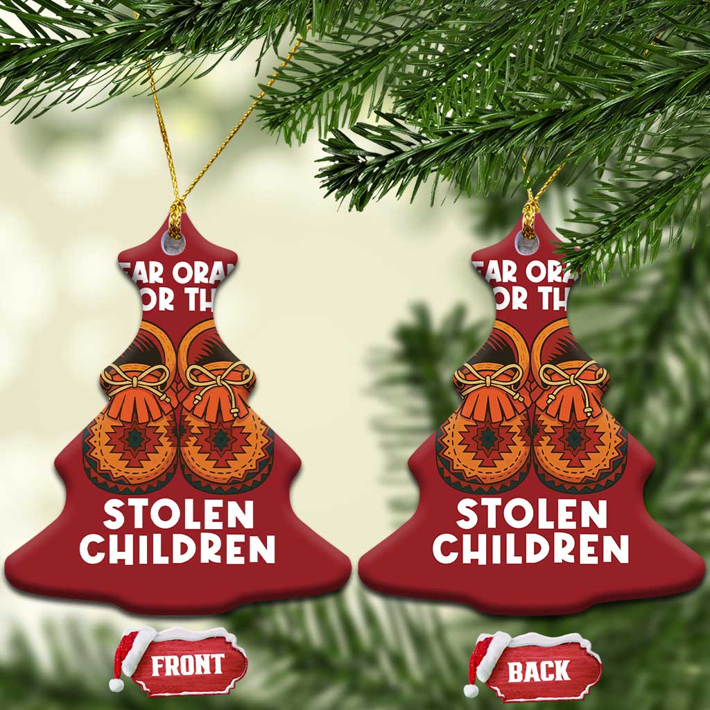 I Wear Orange For Every Stolen American Native Child Christmas Ornament Orange Day TS10 Christmas Tree Red Print Your Wear