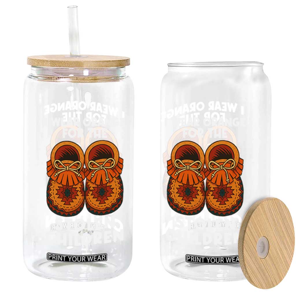 I Wear Orange For Every Stolen American Native Child Glass Can Orange Day TS10 Print Your Wear
