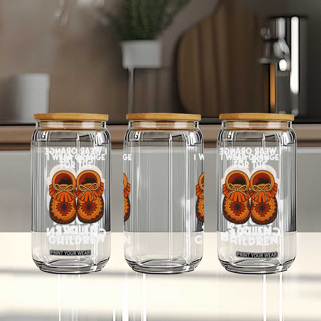 I Wear Orange For Every Stolen American Native Child Glass Can Orange Day TS10 Print Your Wear