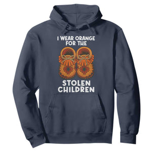 I Wear Orange For Every Stolen American Native Child Hoodie Orange Day TS10 Navy Print Your Wear