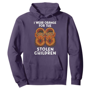 I Wear Orange For Every Stolen American Native Child Hoodie Orange Day TS10 Purple Print Your Wear