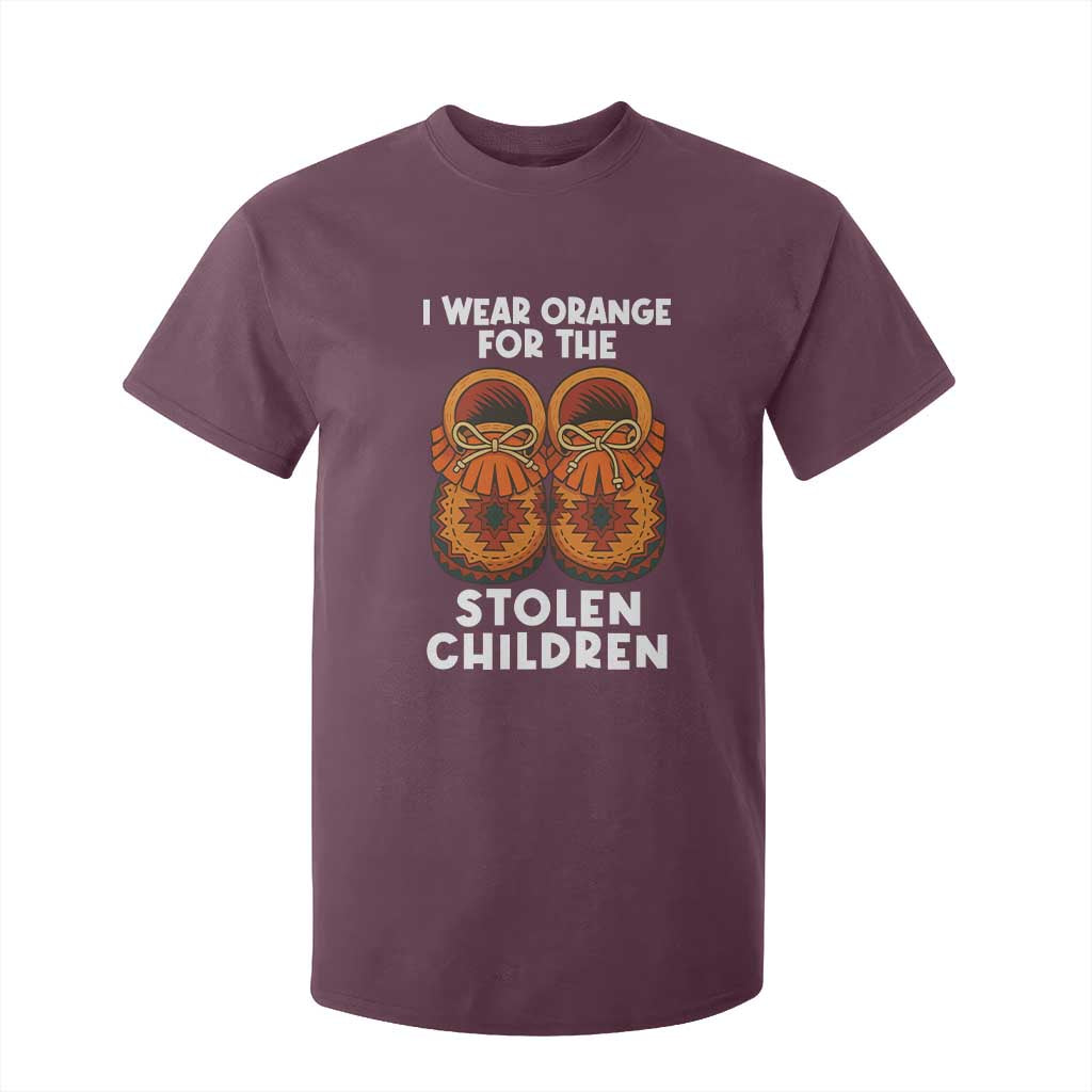I Wear Orange For Every Stolen American Native Child T Shirt For Kid Orange Day TS10 Maroon Print Your Wear