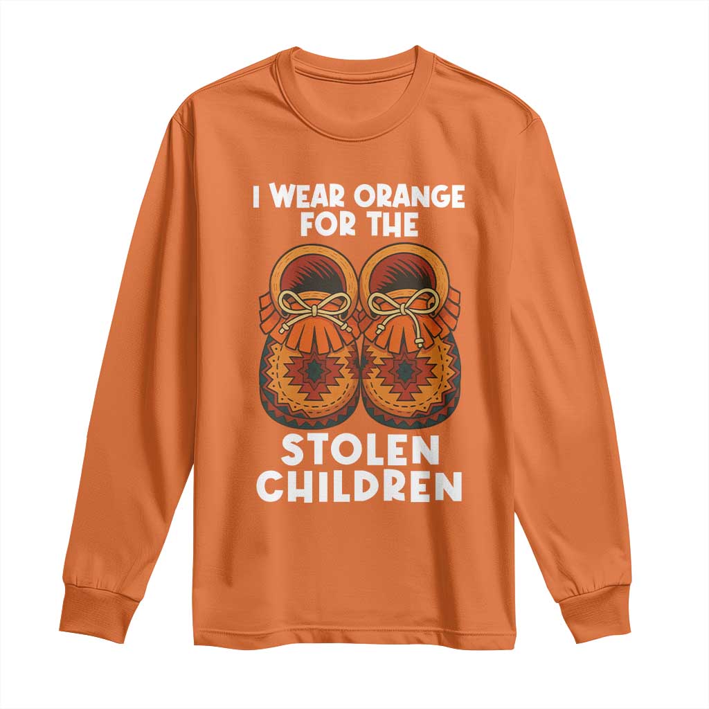 I Wear Orange For Every Stolen American Native Child Long Sleeve Shirt Orange Day TS10 Orange Print Your Wear