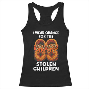 I Wear Orange For Every Stolen American Native Child Racerback Tank Top Orange Day TS10 Black Print Your Wear