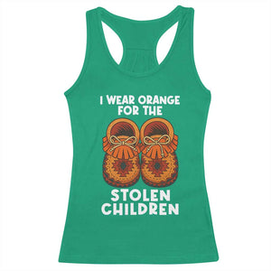 I Wear Orange For Every Stolen American Native Child Racerback Tank Top Orange Day TS10 Irish Green Print Your Wear