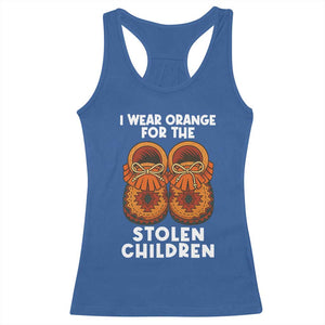 I Wear Orange For Every Stolen American Native Child Racerback Tank Top Orange Day TS10 Royal Blue Print Your Wear