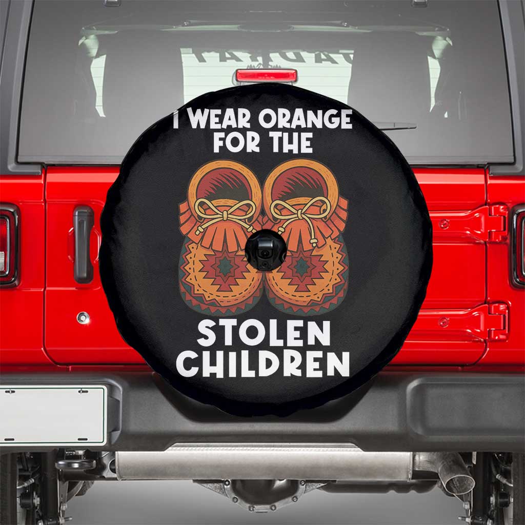 I Wear Orange For Every Stolen American Native Child Spare Tire Cover Orange Day TS10 Black Print Your Wear