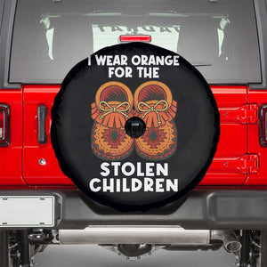 I Wear Orange For Every Stolen American Native Child Spare Tire Cover Orange Day TS10 Black Print Your Wear
