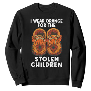 I Wear Orange For Every Stolen American Native Child Sweatshirt Orange Day TS10 Black Print Your Wear