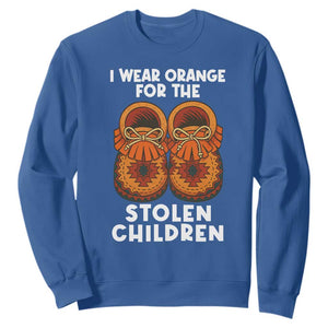 I Wear Orange For Every Stolen American Native Child Sweatshirt Orange Day TS10 Royal Blue Print Your Wear
