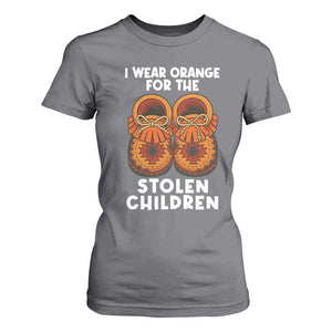 I Wear Orange For Every Stolen American Native Child T Shirt For Women Orange Day TS10 Charcoal Print Your Wear