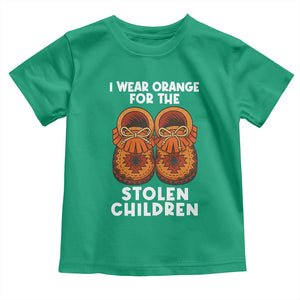 I Wear Orange For Every Stolen American Native Child Toddler T Shirt Orange Day TS10 Irish Green Print Your Wear