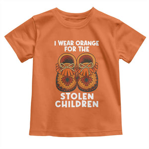 I Wear Orange For Every Stolen American Native Child Toddler T Shirt Orange Day TS10 Orange Print Your Wear