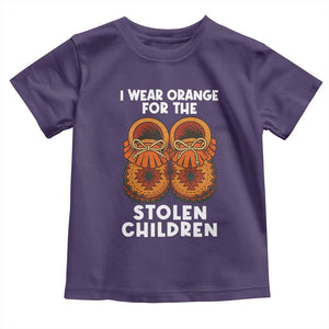 I Wear Orange For Every Stolen American Native Child Toddler T Shirt Orange Day TS10 Purple Print Your Wear