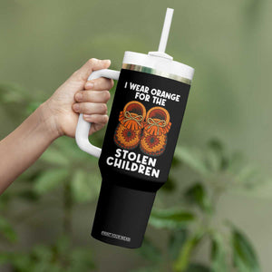 I Wear Orange For Every Stolen American Native Child Tumbler With Handle Orange Day TS10 Print Your Wear