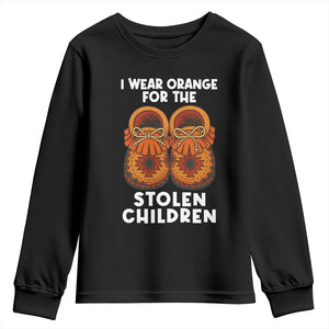 I Wear Orange For Every Stolen American Native Child Youth Sweatshirt Orange Day TS10 Black Print Your Wear