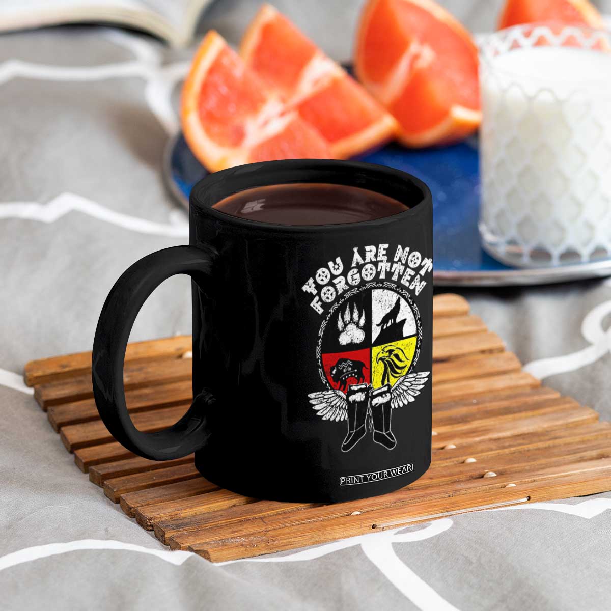 Native American Indian Coffee Mug You Are Not Forgotten TS10 Print Your Wear