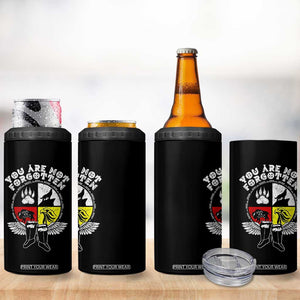 Native American Indian 4 in 1 Can Cooler Tumbler You Are Not Forgotten TS10 Print Your Wear