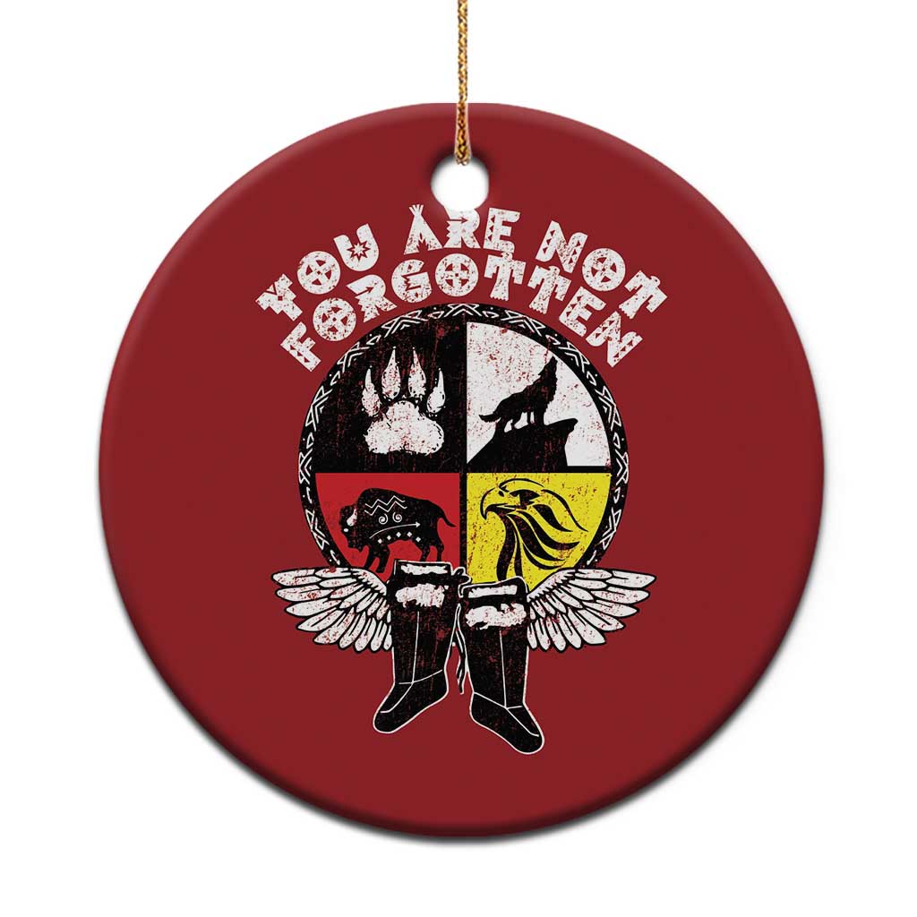 Native American Indian Christmas Ornament You Are Not Forgotten TS10 Print Your Wear