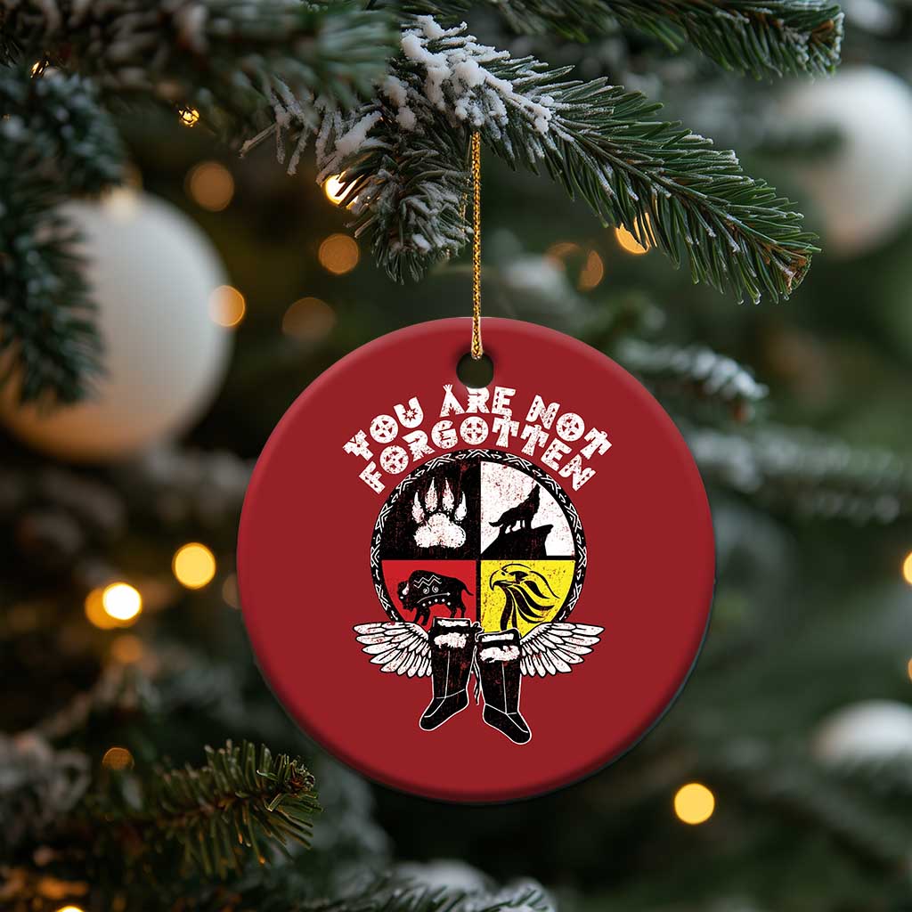 Native American Indian Christmas Ornament You Are Not Forgotten TS10 Print Your Wear