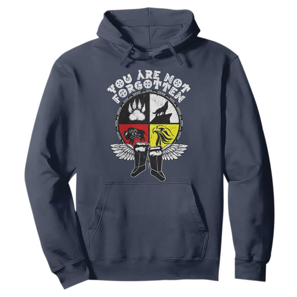 Native American Indian Hoodie You Are Not Forgotten TS10 Navy Print Your Wear