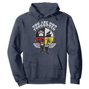 Native American Indian Hoodie You Are Not Forgotten TS10 Navy Print Your Wear