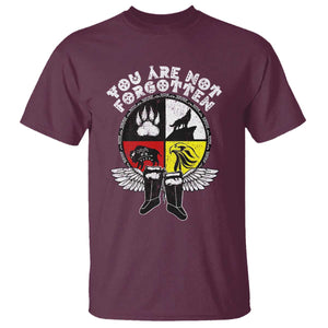 Native American Indian T Shirt You Are Not Forgotten TS10 Maroon Print Your Wear