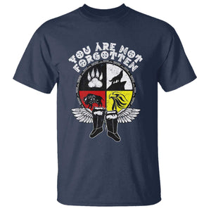 Native American Indian T Shirt You Are Not Forgotten TS10 Navy Print Your Wear