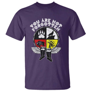 Native American Indian T Shirt You Are Not Forgotten TS10 Purple Print Your Wear