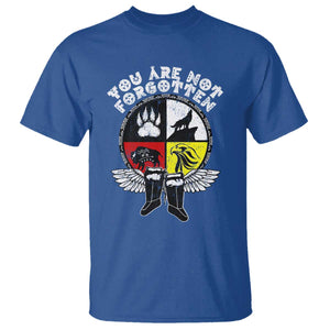 Native American Indian T Shirt You Are Not Forgotten TS10 Royal Blue Print Your Wear
