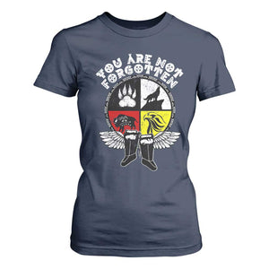 Native American Indian T Shirt For Women You Are Not Forgotten TS10 Navy Print Your Wear