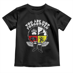 Native American Indian Toddler T Shirt You Are Not Forgotten TS10 Black Print Your Wear