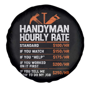 Handyman Hourly Rate Spare Tire Cover Handyman Gifts Contractor Coworker Gift