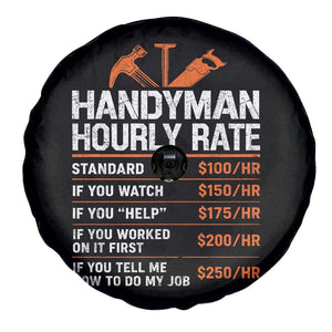 Handyman Hourly Rate Spare Tire Cover Handyman Gifts Contractor Coworker Gift