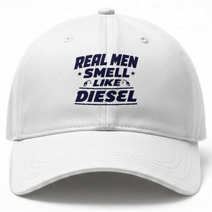Real Men Smell Like Diesel Truck Mechanic Humor Baseball Cap