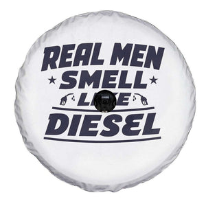 Real Men Smell Like Diesel Truck Mechanic Humor Spare Tire Cover