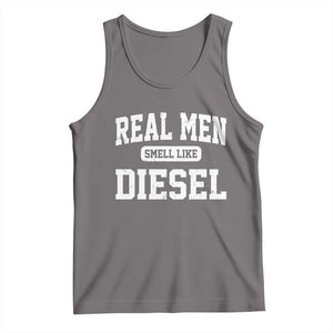 Funny Truck Mechanic Tank Top Real Men Smell Like Diesel