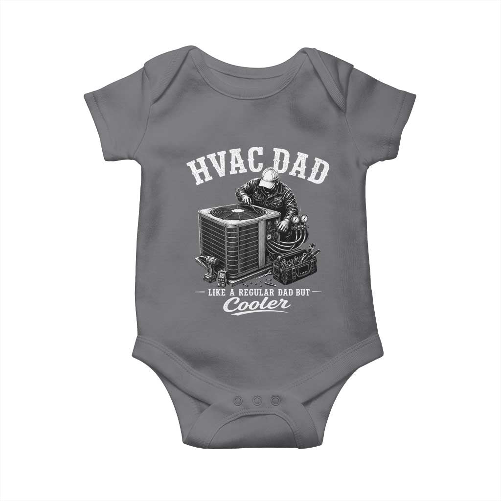 HVAC Dad Baby Onesie Funny Technician Fathers Day Graphic