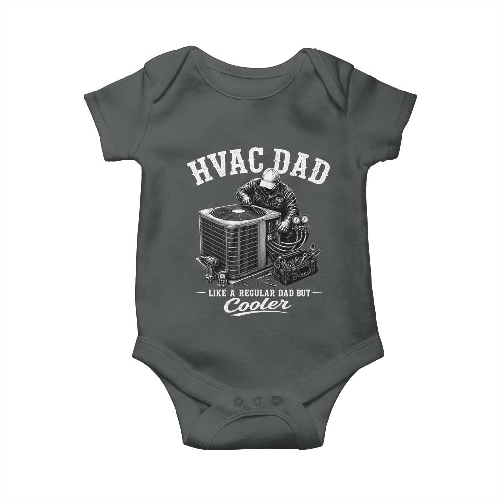 HVAC Dad Baby Onesie Funny Technician Fathers Day Graphic