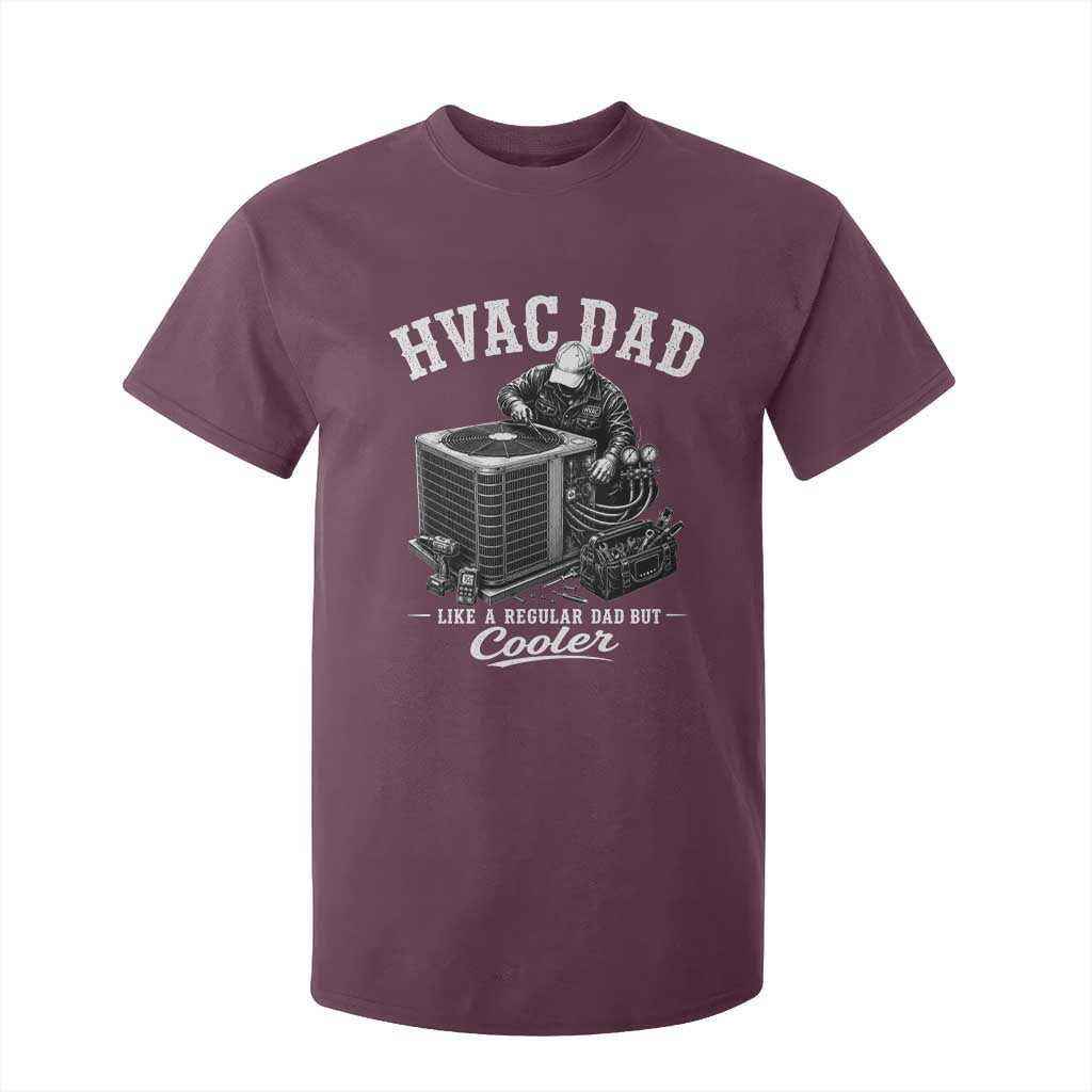 HVAC Dad T Shirt For Kid Funny Technician Fathers Day Graphic