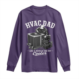 HVAC Dad Long Sleeve Shirt Funny Technician Fathers Day Graphic