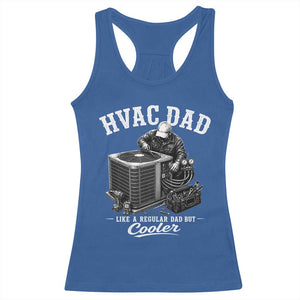 HVAC Dad Racerback Tank Top Funny Technician Fathers Day Graphic