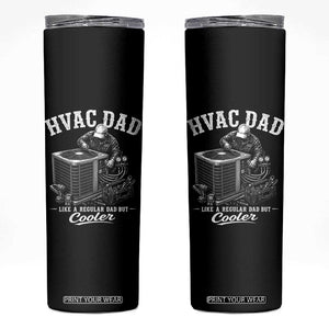 HVAC Dad Skinny Tumbler Funny Technician Fathers Day Graphic