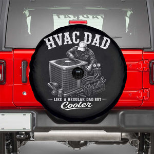 HVAC Dad Spare Tire Cover Funny Technician Fathers Day Graphic