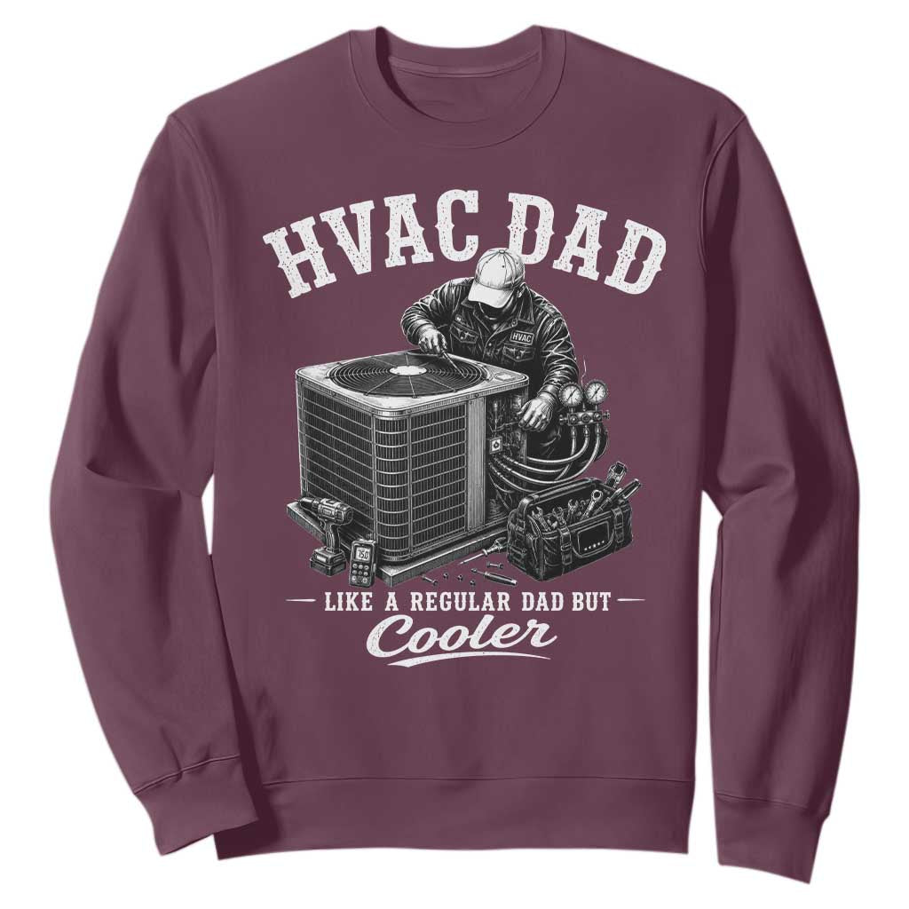 HVAC Dad Sweatshirt Funny Technician Fathers Day Graphic