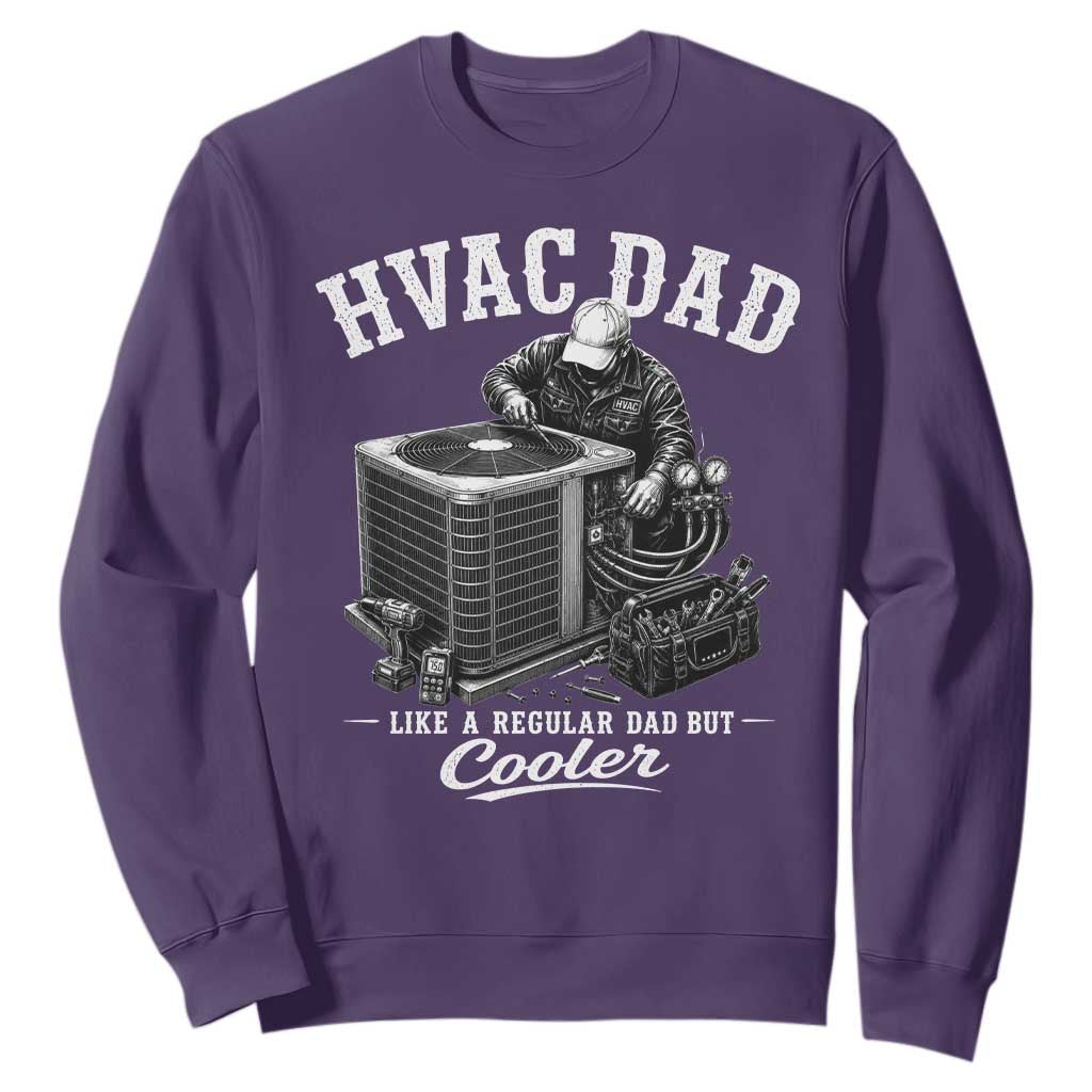 HVAC Dad Sweatshirt Funny Technician Fathers Day Graphic