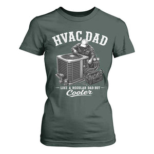 HVAC Dad T Shirt For Women Funny Technician Fathers Day Graphic