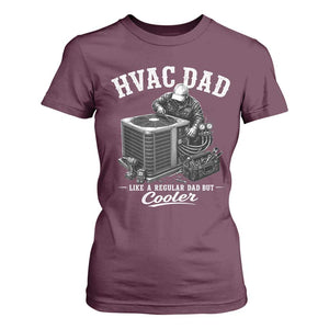 HVAC Dad T Shirt For Women Funny Technician Fathers Day Graphic