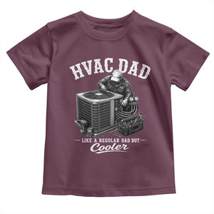 HVAC Dad Toddler T Shirt Funny Technician Fathers Day Graphic