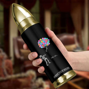 Well Shit Skeleton Detached Arm Bullet Tumbler Gothic Halloween Flying Balloons Graphic